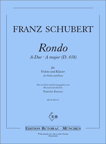 Cover - Schubert, Rondo in A-Dur (D 438)